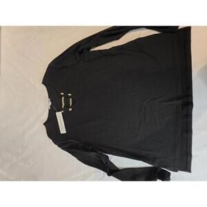 Rio & Riani Black Long Sleeve Top with Gold Chain Detail